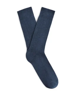 Celio Chaussettes hautes coton - marine^Homme Chaussettes