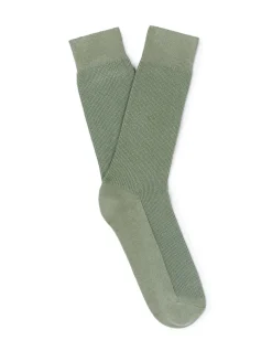 Celio Chaussettes hautes sport en coton stretch - vert^Homme Chaussettes
