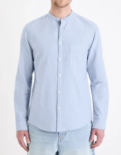 Celio Chemise col mao regular en coton oxford -^Homme Chemises