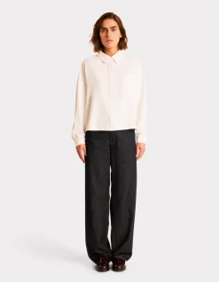 Celio Chemise courte en satin - écru^Femme Chemises & Blouses