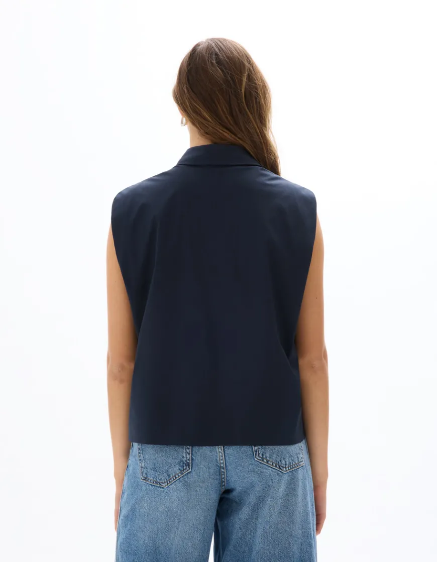 Celio Chemise crop sans manches -^Femme Chemises & Blouses