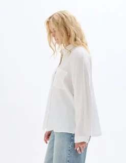 Celio Chemise en lin oversize -^Femme Chemises & Blouses|Collection Lin