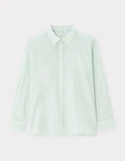 Celio Chemise en voile de coton - vert^Femme Chemises & Blouses