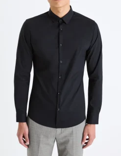 Celio Chemise extra slim coton stretch -^Homme Chemises|Chemises Habillées