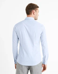 Celio Chemise extra slim coton stretch -^Homme Chemises|Chemises Habillées