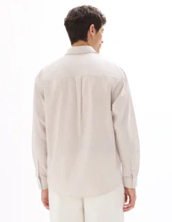 Celio Chemise loose à fines rayures 100% coton -^Homme Chemises