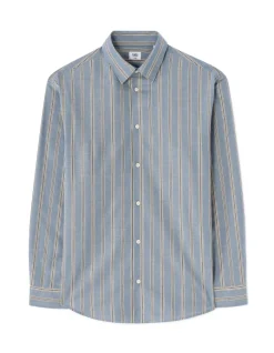 Celio Chemise loose à fines rayures 100% coton -^Homme Chemises