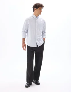 Celio Chemise loose en oxford rayé -^Homme Chemises
