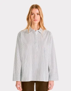 Celio Chemise rayée avec ouverture coté -^Femme Chemises & Blouses