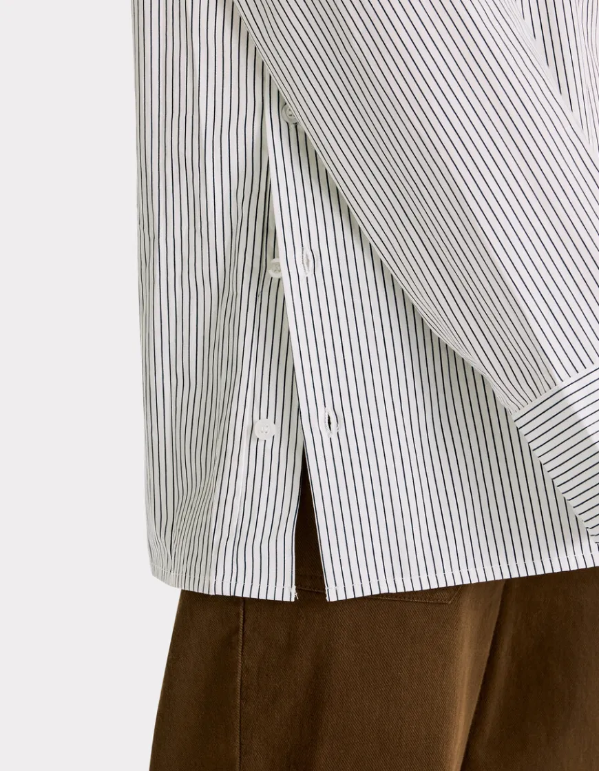 Celio Chemise rayée avec ouverture coté -^Femme Chemises & Blouses