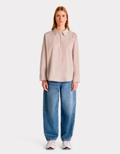 Celio Chemise rayée droite - rose^Femme Chemises & Blouses