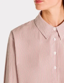 Celio Chemise rayée droite - rose^Femme Chemises & Blouses