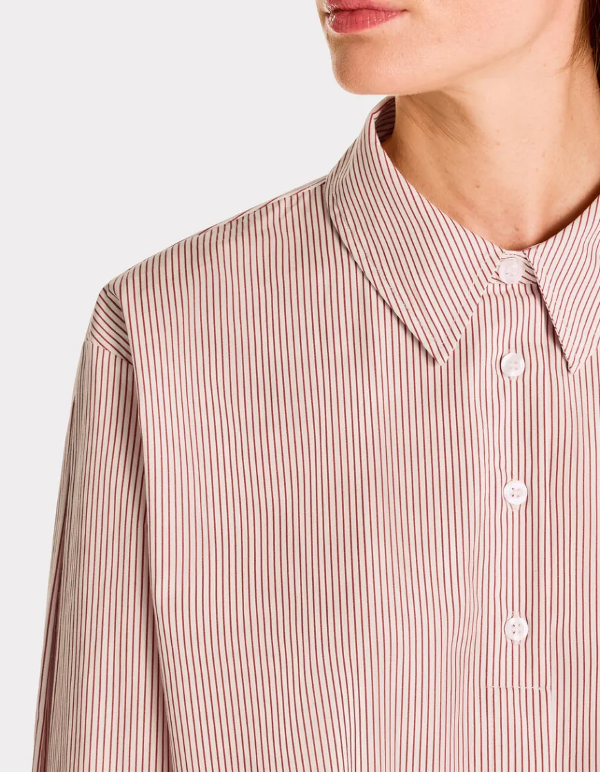 Celio Chemise rayée droite - rose^Femme Chemises & Blouses