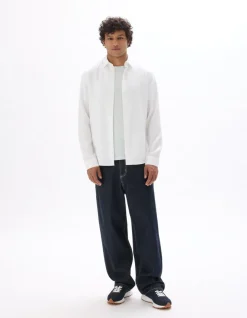 Celio Chemise regular 100% TENCEL™ Lyocell -^Homme Chemises|Chemises Blanches