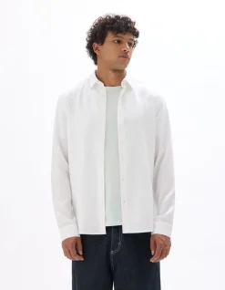Celio Chemise regular 100% TENCEL™ Lyocell -^Homme Chemises|Chemises Blanches