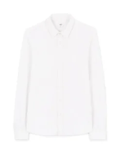 Celio Chemise regular à bouclette coton mélangé -^Homme Chemises|Chemises Blanches