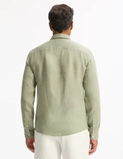 Celio Chemise regular 100% lin -^Homme Chemises|Sélection Lin