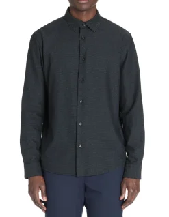Celio Chemise regular à pois 100% coton - marine^Homme Chemises
