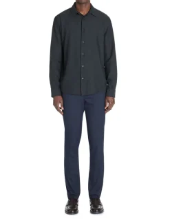 Celio Chemise regular à pois 100% coton - marine^Homme Chemises