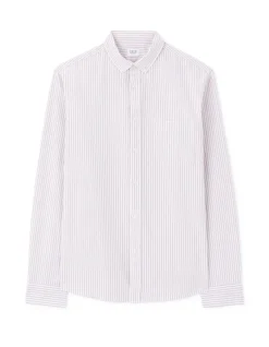 Celio Chemise regular à rayures 100% coton - violet^Homme Chemises