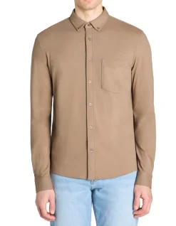 Celio Chemise regular coton piqué stretch -^Homme Chemises