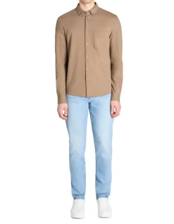 Celio Chemise regular coton piqué stretch -^Homme Chemises