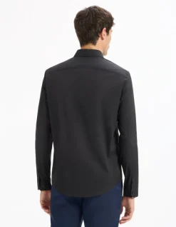 Celio Chemise regular en coton stretch -^Homme Chemises|Chemises Habillées