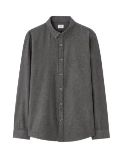 Celio Chemise regular en flanelle - gris^Homme Chemises