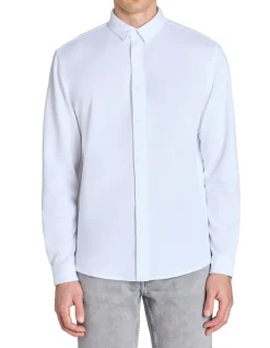 Celio Chemise regular en jersey -^Homme Chemises|Chemises Blanches