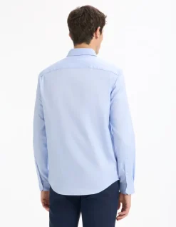 Celio Chemise regular en oxford royal -^Homme Chemises|Chemises Habillées