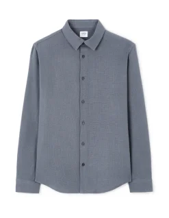 Celio Chemise regular fil chinés slubbés 100% coton -^Homme Chemises