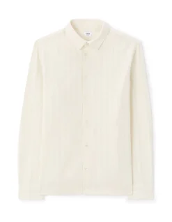 Celio Chemise regular jacquard 100% coton -^Homme Chemises|Chemises Blanches