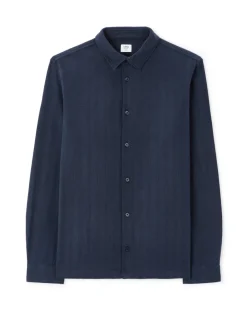 Celio Chemise regular jacquard 100% coton - marine^Homme Chemises