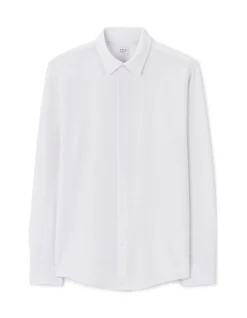 Celio Chemise regular maille gaufré stretch -^Homme Chemises|Chemises Blanches