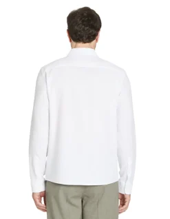 Celio Chemise regular nid d'abeille 100% coton -^Homme Chemises|Chemises Blanches