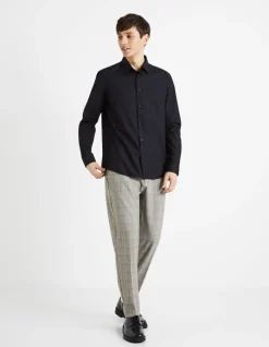 Celio Chemise regular popeline 100% coton -^Homme Chemises|Chemises Habillées