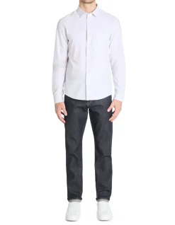 Celio Chemise regular rayée 100% coton - beige^Homme Chemises