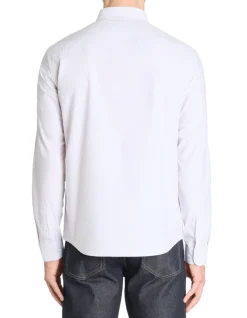 Celio Chemise regular rayée 100% coton - beige^Homme Chemises