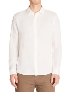 Celio Chemise regular slubbée 100% coton -^Homme Chemises|Chemises Blanches