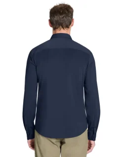 Celio Chemise slim à col français stretch - marine^Homme Chemises