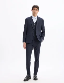 Celio Chemise slim en coton stretch -^Homme Chemises|Chemises Habillées