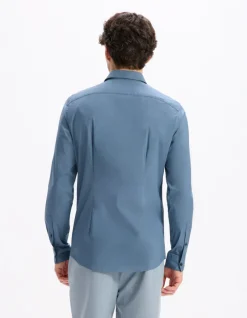 Celio Chemise slim en coton stretch -^Homme Chemises|Cérémonie