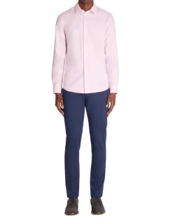 Celio Chemise slim en oxford royal -^Homme Chemises|Chemises Habillées