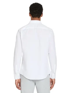 Celio Chemise slim unie en coton -^Homme Chemises|Chemises Habillées