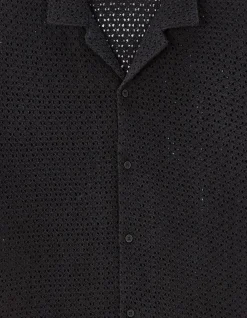 Celio Chemisette en crochet 100% coton -^Homme Chemises Manches Courtes|Chemises