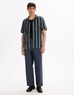 Celio Chemisette en crochet en coton mélangé -^Homme Chemises Manches Courtes|Chemises