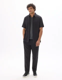 Celio Chemisette regular 100% coton jacquard -^Homme Chemises Manches Courtes|Chemises