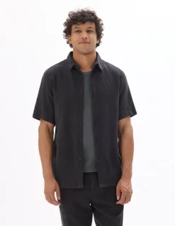 Celio Chemisette regular 100% coton jacquard -^Homme Chemises Manches Courtes|Chemises