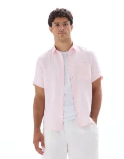Celio Chemisette regular 100% lin -^Homme Chemises Manches Courtes|Chemises