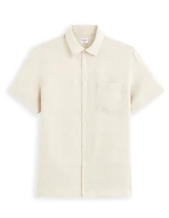 Celio Chemisette regular 100% lin -^Homme Chemises Manches Courtes|Chemises